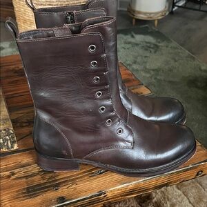Vintage foundry Co brown leather boots
